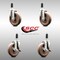 Service Caster 5 Inch 316SS High Temp Glass Filled Nylon 1-3/8 Inch Stem Caster Brake SCC, 2PK SCC-SS316EX20S514-GFNSHT-2-TLB-2-138 - alternate 1